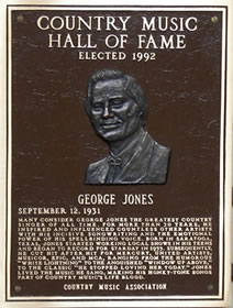 Placa del Country Music Hall of Fame and Museum